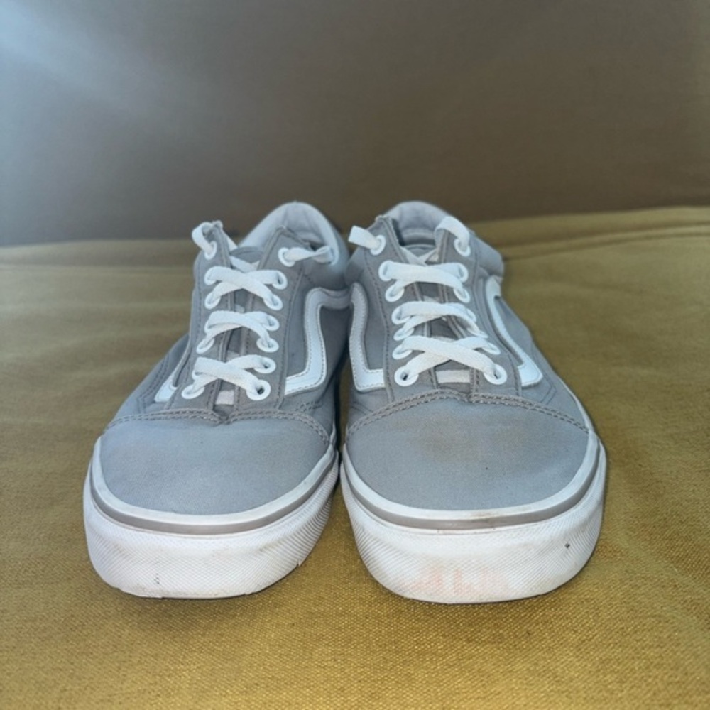 Vans Old Skool Sneakers Gray Casual Skate‎ Shoes Classic Style size 9